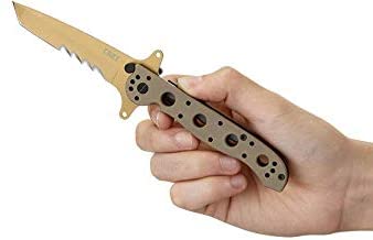 OEIS Private Security and Investigation - CRKT M16-13DSFG Special Forces, 3.5" 8Cr14MoV Combo Blade, Tan G-10 Handle freeshipping - OEIS Private Security and Investigation