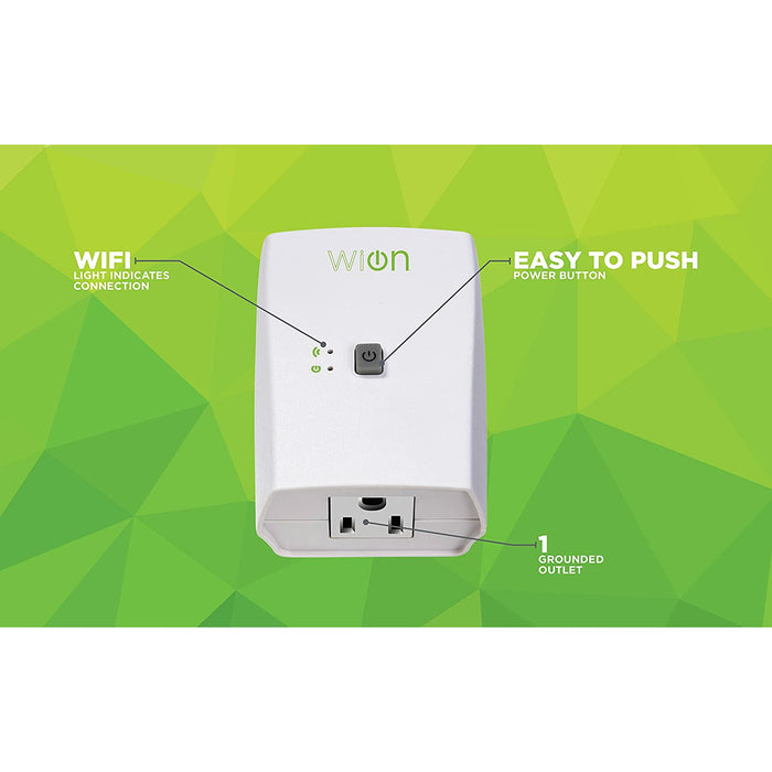 OEIS Private Security and Investigation - Woods WiOn 50050 Indoor Wi-Fi Outlet, Wireless Switch, Programmable Timer freeshipping - OEIS Private Security and Investigation