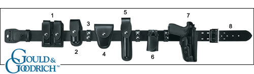 OEISACADEMY - Gould & Goodrich Leather Hidden Cuff Key Belt Keeper freeshipping - OEIS Private Security and Investigation