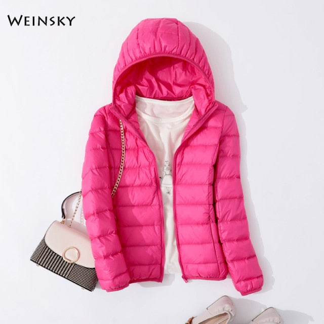 Women Ultralight Thin Down Jacket