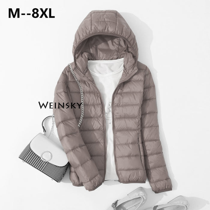 Women Ultralight Thin Down Jacket