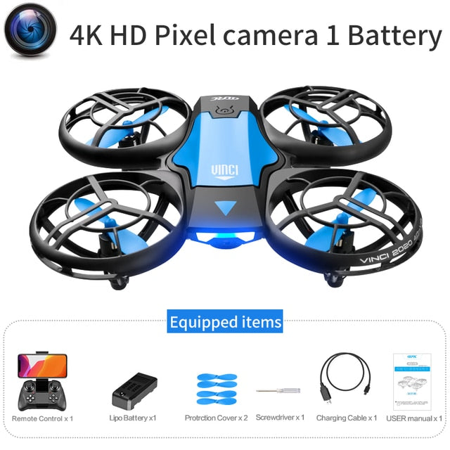 4DRC V8 Mini Drone 4k profession HD Wide Angle Camera