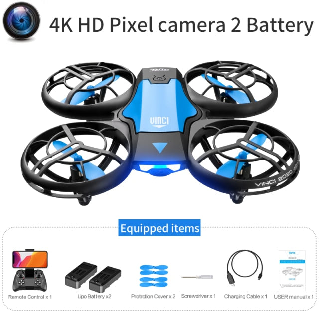 4DRC V8 Mini Drone 4k profession HD Wide Angle Camera