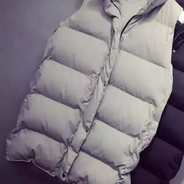 Women Warm Cotton Padded Puffer Vests Sleeveless Parkas Jacket