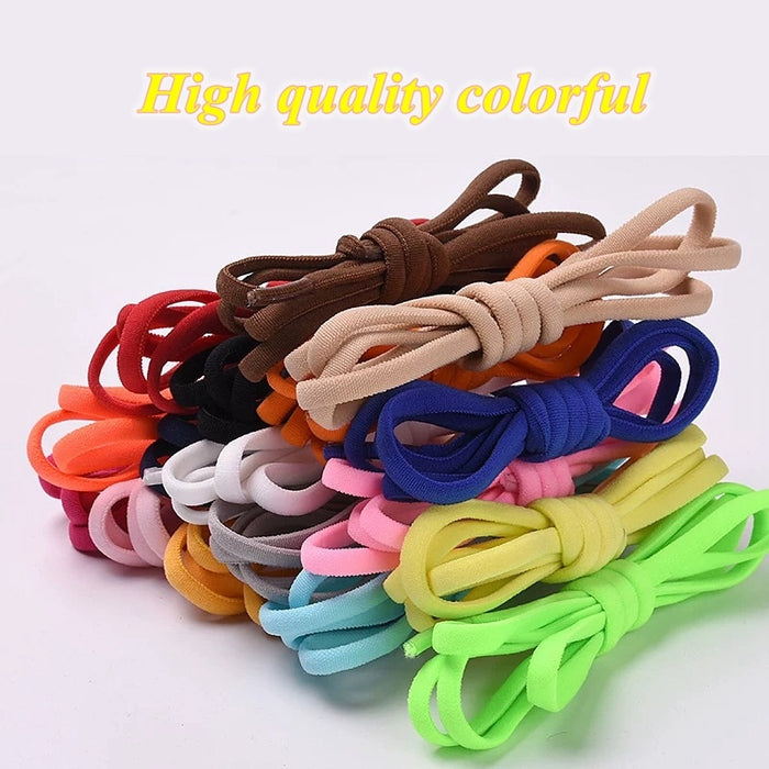 OEIS Private Security and Investigation - Semicircle No Tie Shoelaces Elastic Shoe laces Sneakers shoelace Metal Lock Lazy Laces for Kids and Adult One size fits all shoe freeshipping - OEIS Private Security and Investigation