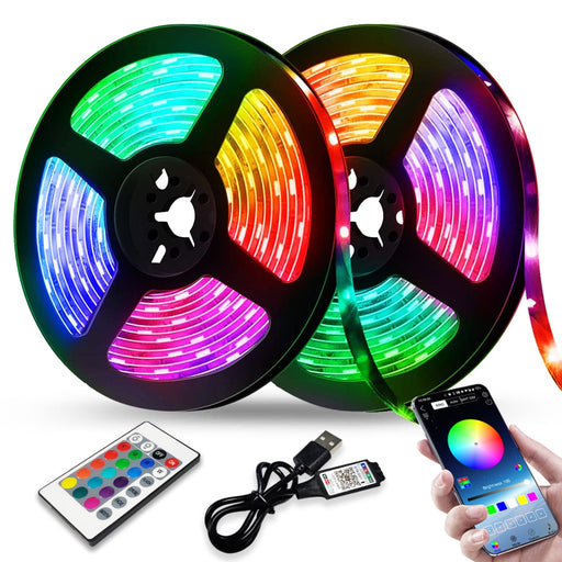 OEIS Private Security and Investigation - LED Strip Lights RGB 2835 Bluetooth Control USB Flexible LED freeshipping - OEIS Private Security and Investigation