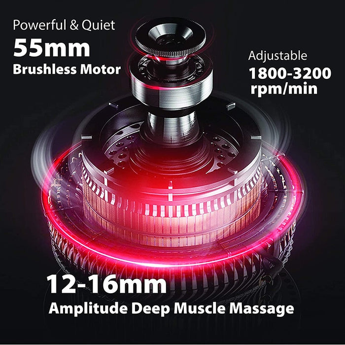 Massage Gun Deep Body Massager For Muscle Pain Relief  Exercising Body