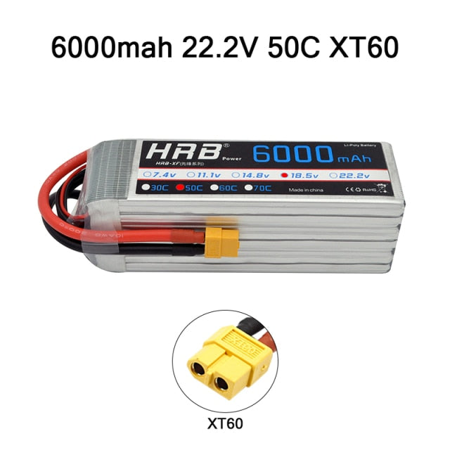 HRB 3S 4S Lipo Battery 11.1v 14.8v 2200mah 1300mah 1500mah 2600mah 3300mah 4000mah 4200mah