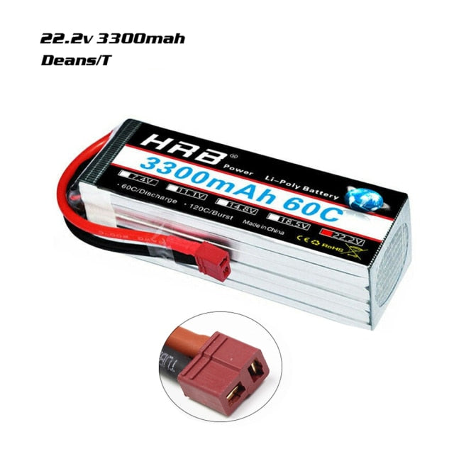 HRB 3S 4S Lipo Battery 11.1v 14.8v 2200mah 1300mah 1500mah 2600mah 3300mah 4000mah 4200mah