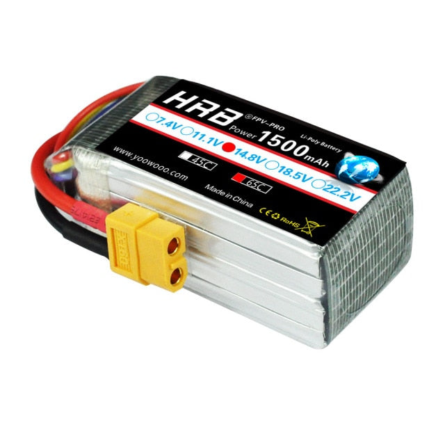 HRB 3S 4S Lipo Battery 11.1v 14.8v 2200mah 1300mah 1500mah 2600mah 3300mah 4000mah 4200mah