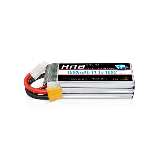 HRB 3S 4S Lipo Battery 11.1v 14.8v 2200mah 1300mah 1500mah 2600mah 3300mah 4000mah 4200mah