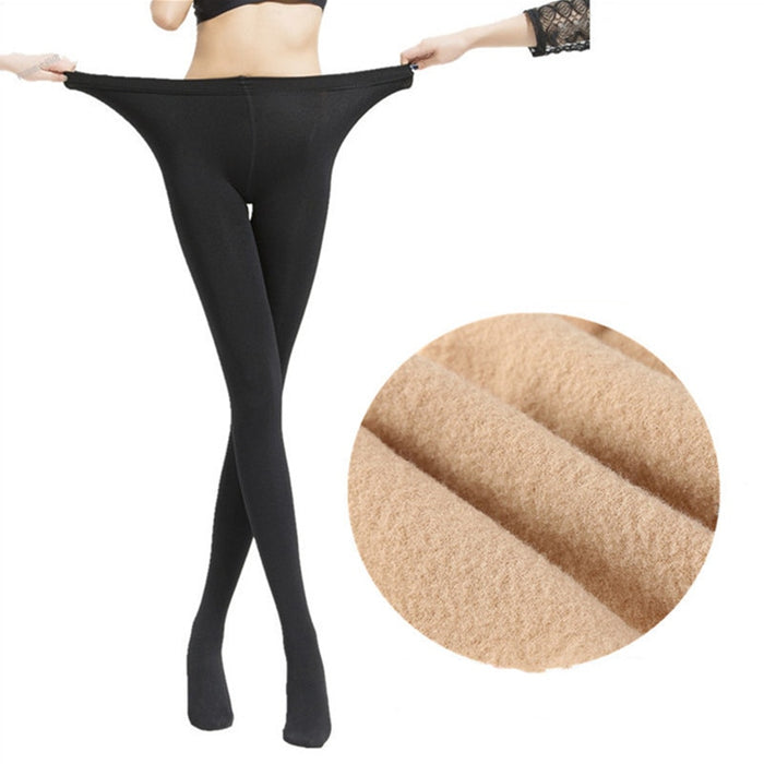 Women Tights Warm Winter Fleece Stretchy Slim Skinny Thick Tights