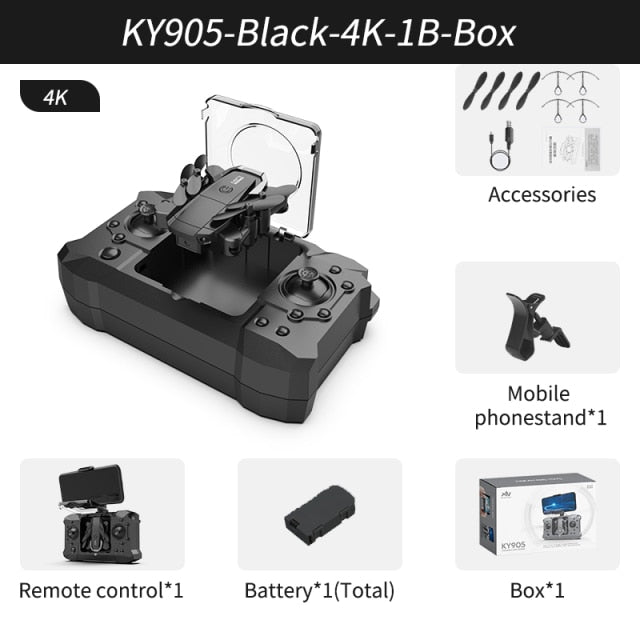 KY905 Mini Drone 4K Profesional HD Camera Wifi FPV