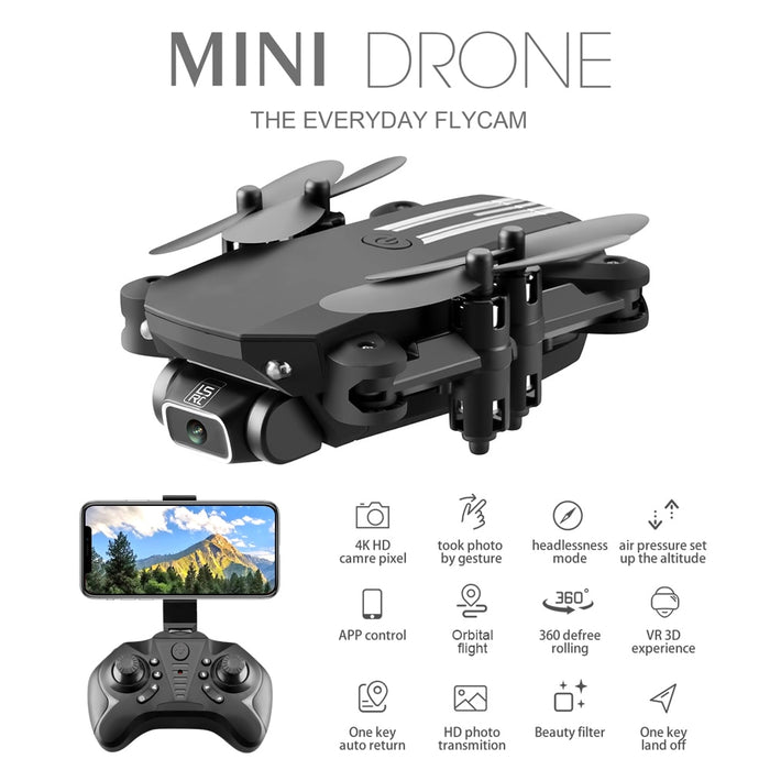 XKJ 2022 New Mini Drone 4K 1080P HD Camera WiFi Fpv