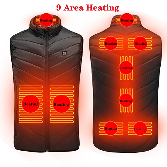 OEIS Private Security and Investigation - Heated Unisex Vest for Winter, Hunting, Hiking or Outdoor freeshipping - OEIS Private Security and Investigation