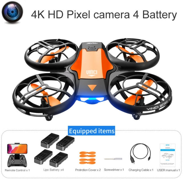 4DRC V8 Mini Drone 4k profession HD Wide Angle Camera