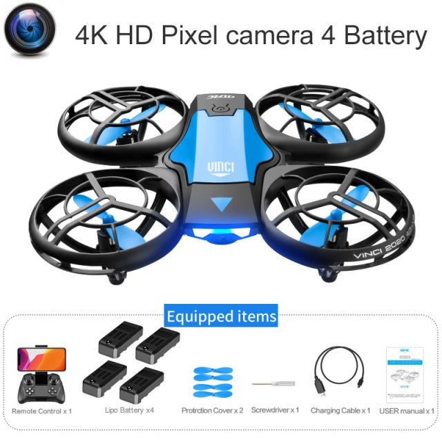 4DRC V8 Mini Drone 4k profession HD Wide Angle Camera