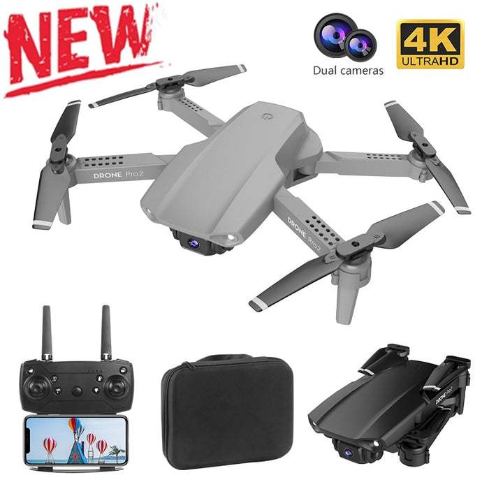 XCZJ E99 Pro2 RC Mini Drone 4K 1080P Dual Camera WIFI