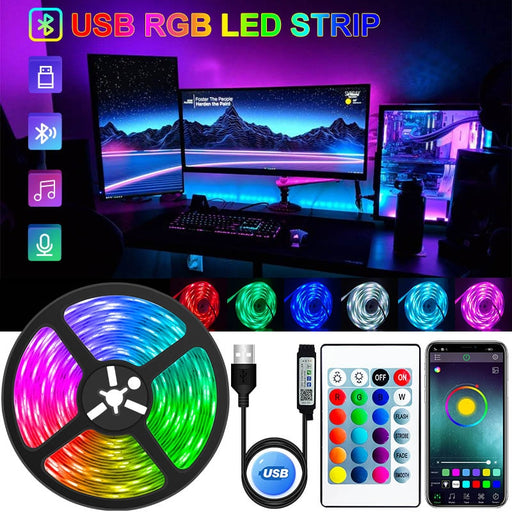 OEIS Private Security and Investigation - LED Strip Light USB Bluetooth TV Desktop Screen freeshipping - OEIS Private Security and Investigation