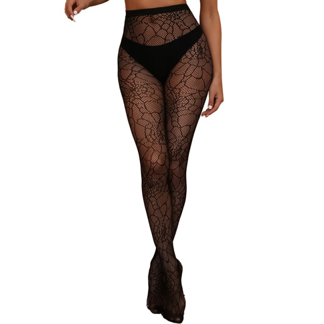 Sexy Body Stocking Lace Soft Top Thigh High Stockings + Suspender Garter Belt Over Knee