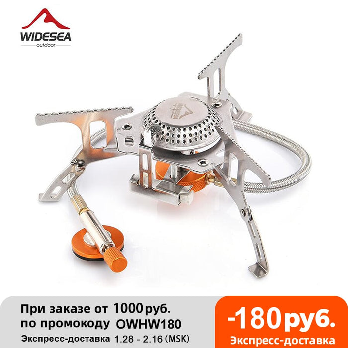 Widesea Camping Gas Stove Strong Fire Heater Survival Furnace